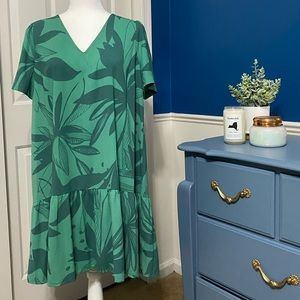 Target A New Day Green Floral Dress